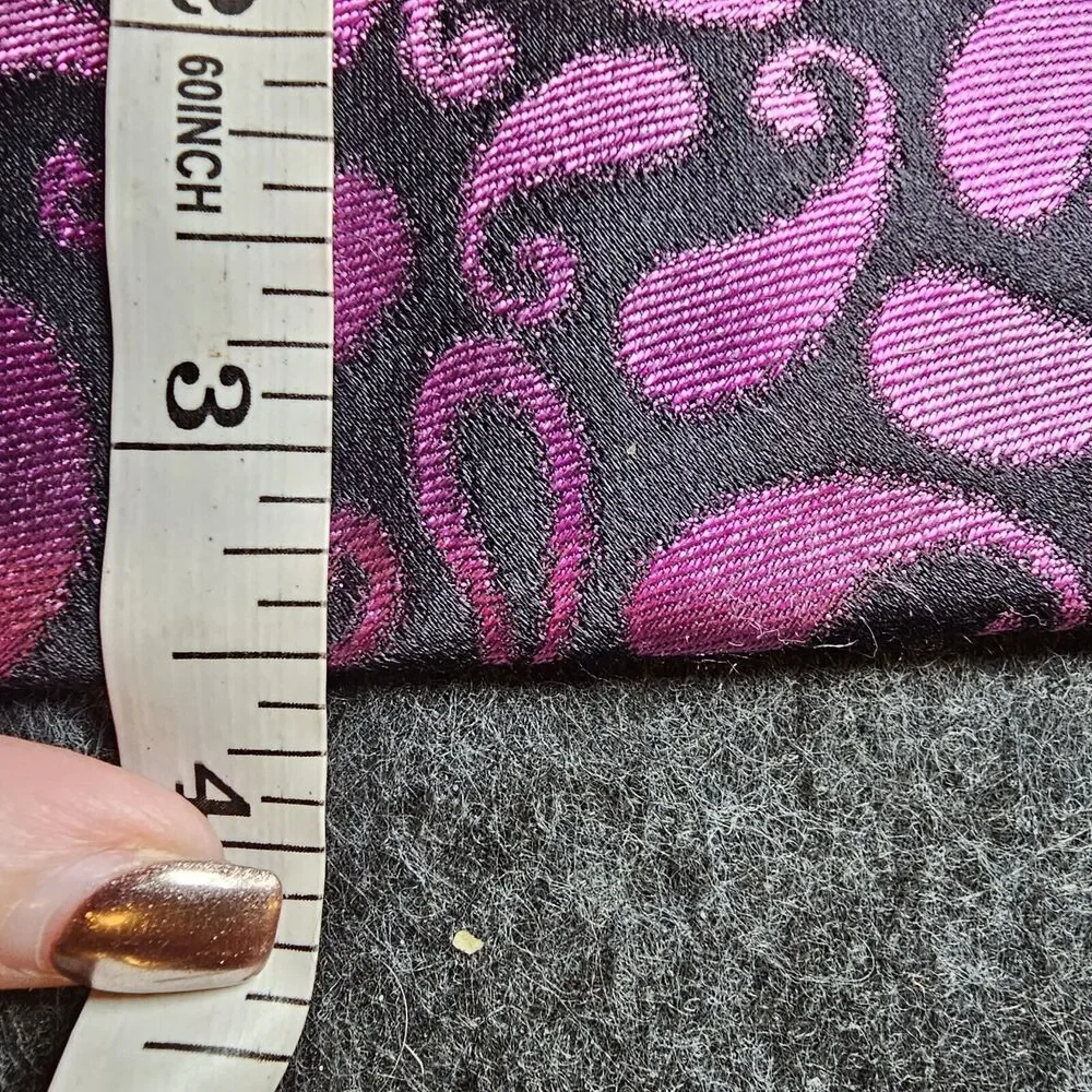 Ted Baker Tie 100% Italian Silk Paisley Purple Designer London Luxury USA 60